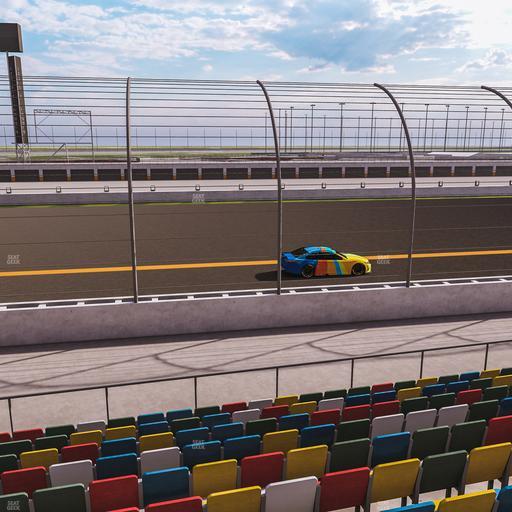 Daytona International Speedway - Section Front 126 Seat View