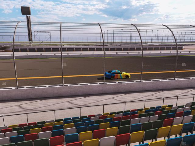 Daytona International Speedway - Section Front 126 Seat View