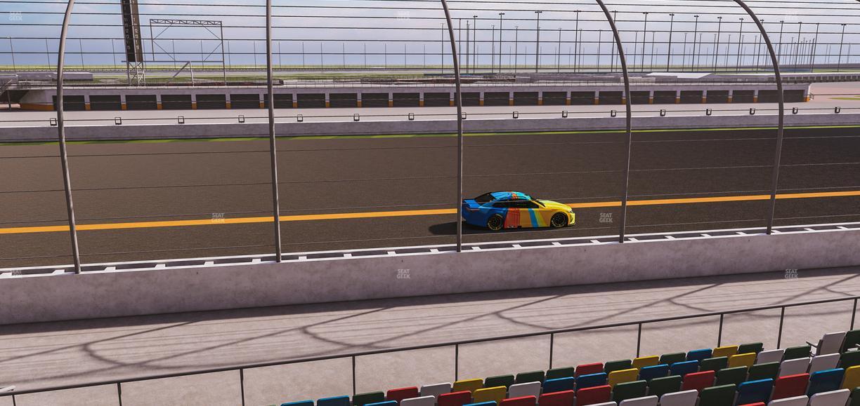 Daytona International Speedway - Section Front 126 Seat View
