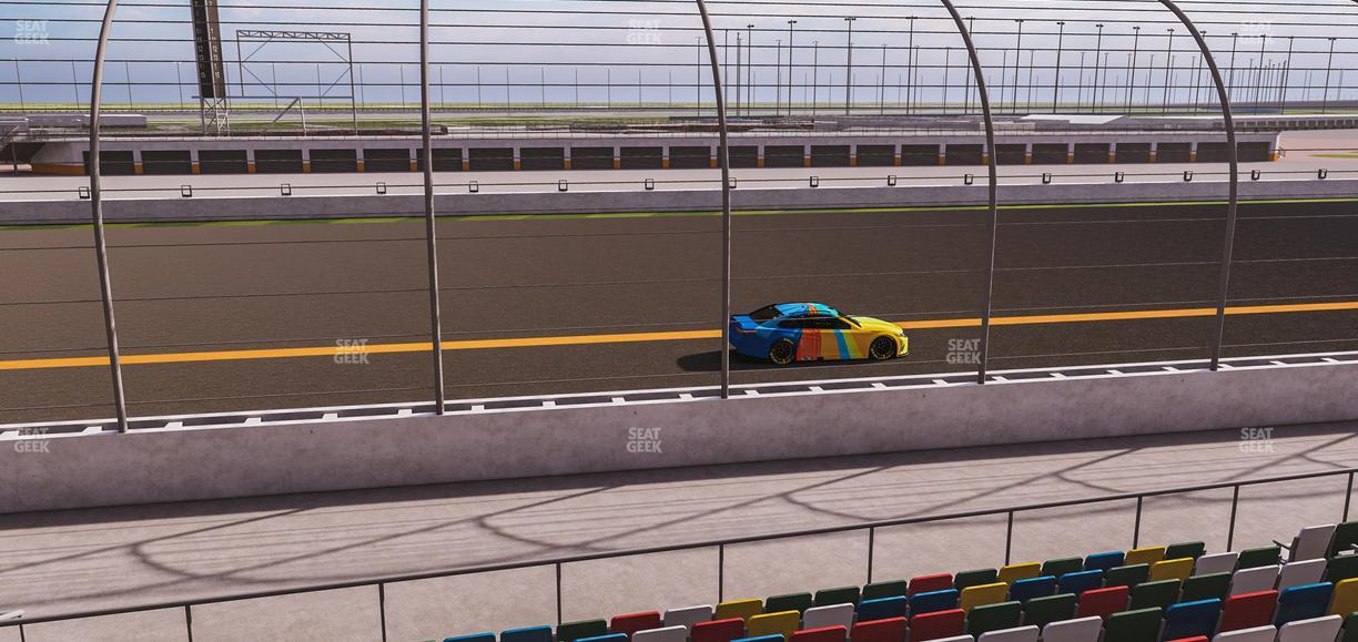 Daytona International Speedway - Section Front 126 Seat View