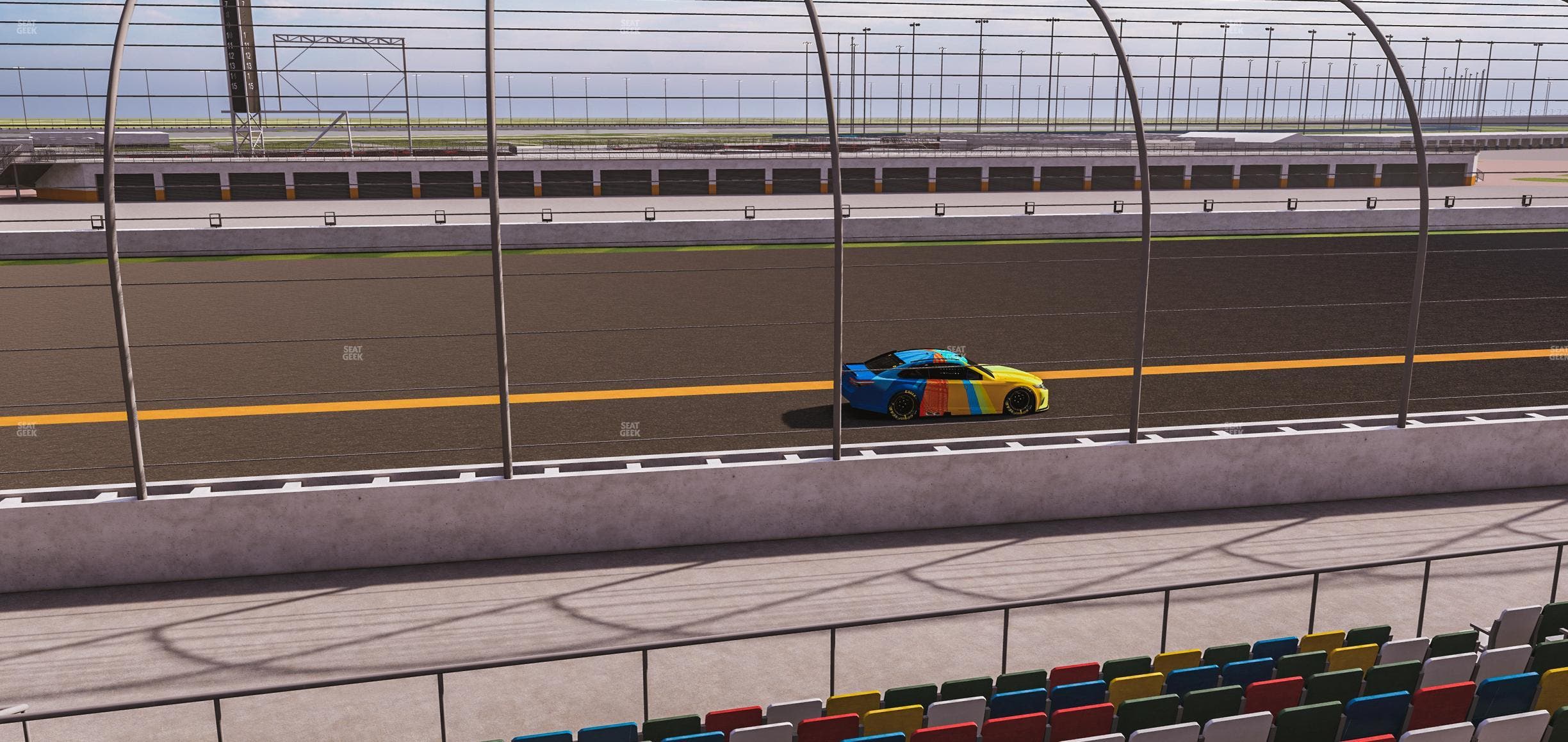 Daytona International Speedway - Section Front 126 Seat View