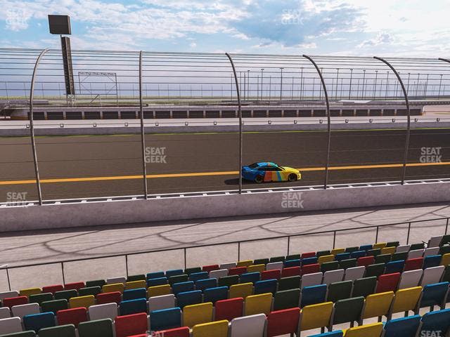 Daytona International Speedway - Section Front 126 Seat View