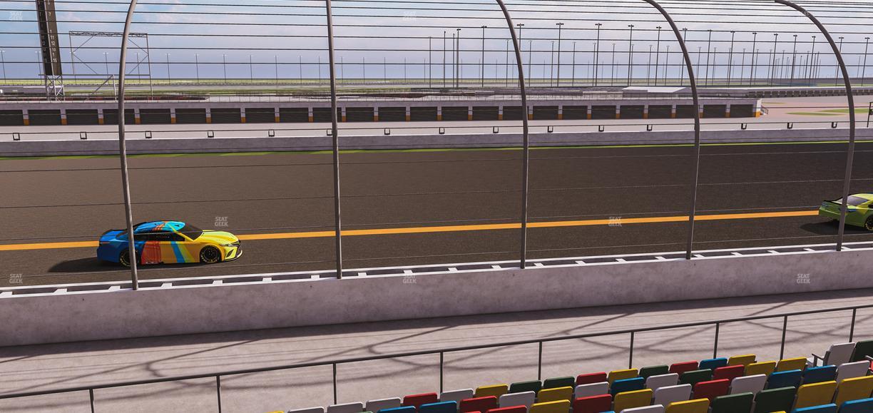 Daytona International Speedway - Section Front 127 Seat View