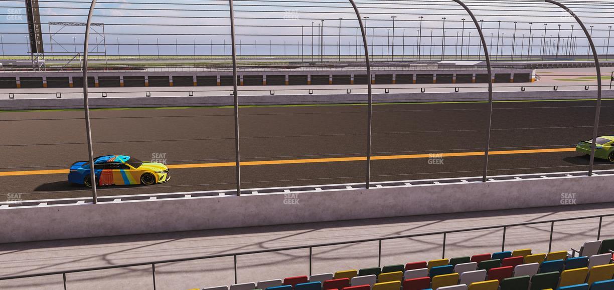 Daytona International Speedway - Section Front 127 Seat View