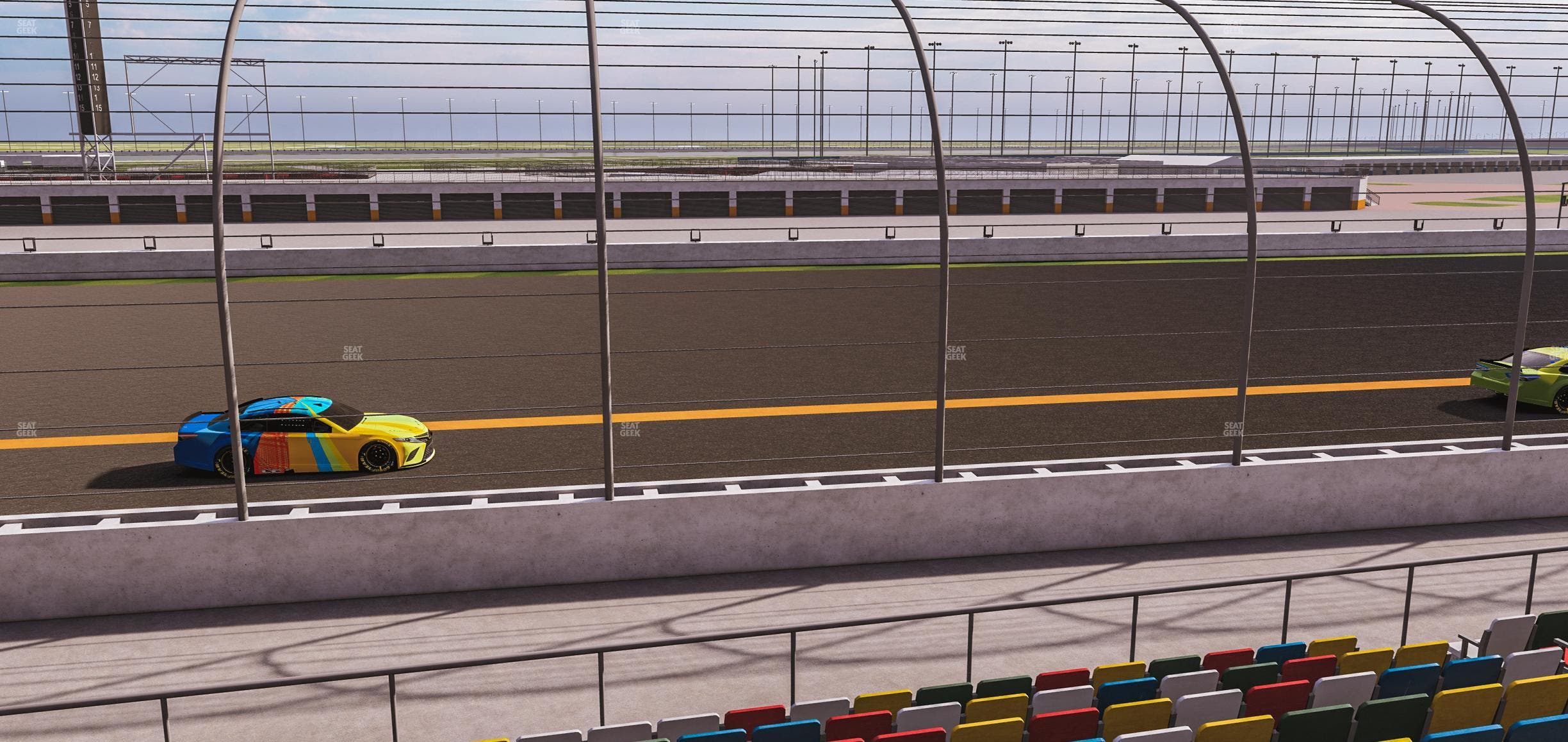 Daytona International Speedway - Section Front 127 Seat View