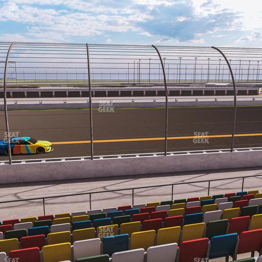 Daytona International Speedway - Section Front 127 Seat View