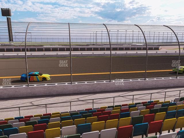 Daytona International Speedway - Section Front 127 Seat View