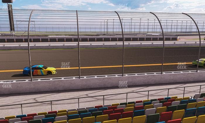 Daytona International Speedway - Section Front 127 Seat View