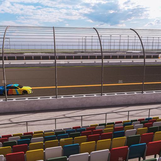 Daytona International Speedway - Section Front 127 Seat View