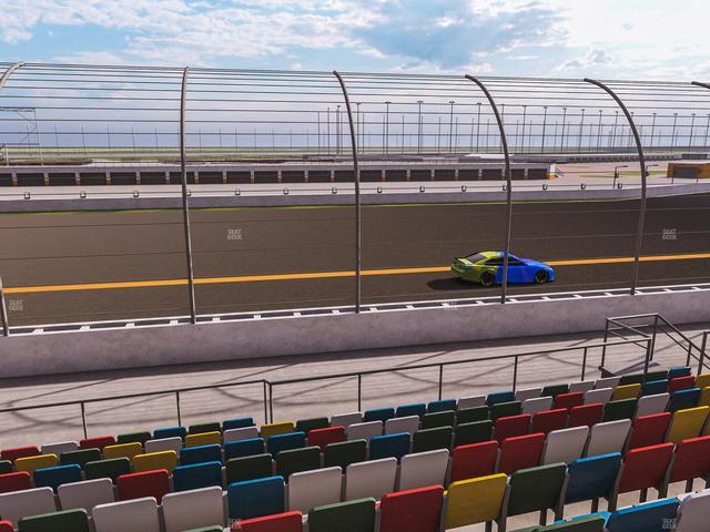 Daytona International Speedway - Section Front 128 Seat View
