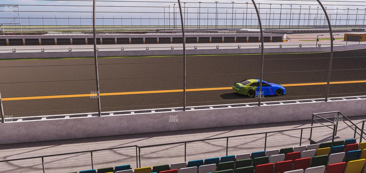Daytona International Speedway - Section Front 128 Seat View