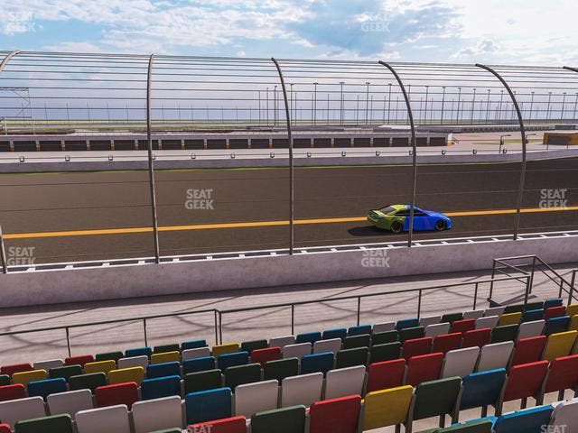 Daytona International Speedway - Section Front 128 Seat View