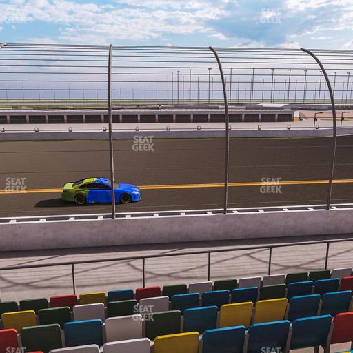 Daytona International Speedway - Section Front 129 Seat View