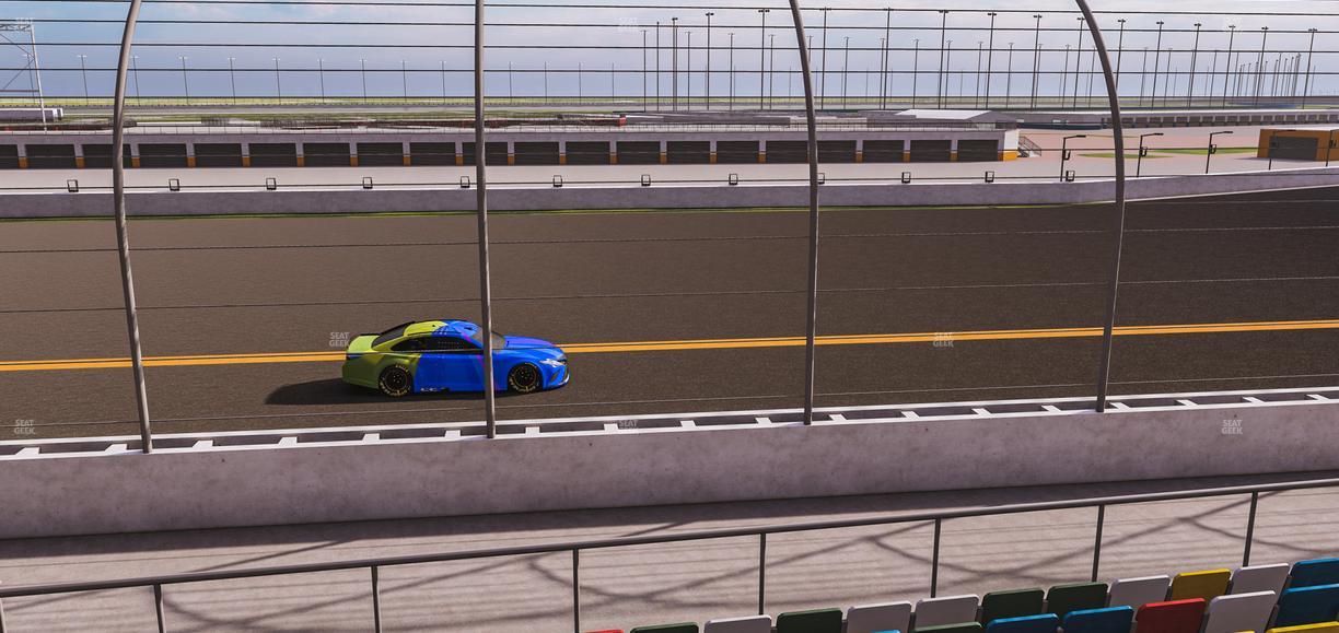 Daytona International Speedway - Section Front 129 Seat View
