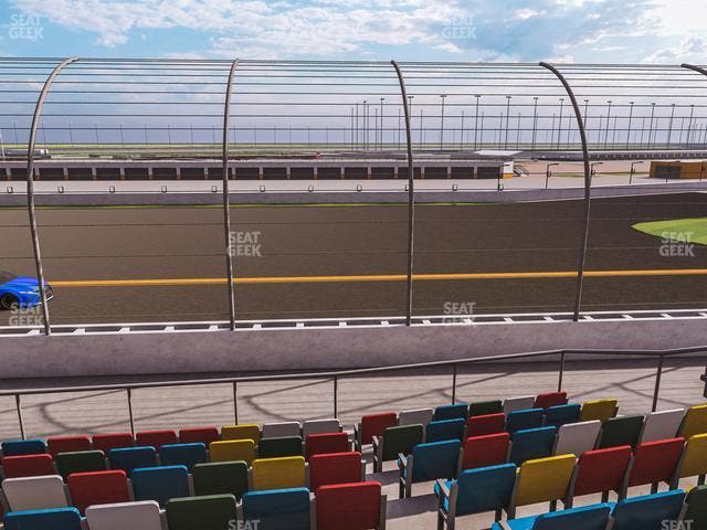 Daytona International Speedway - Section Front 130 Seat View