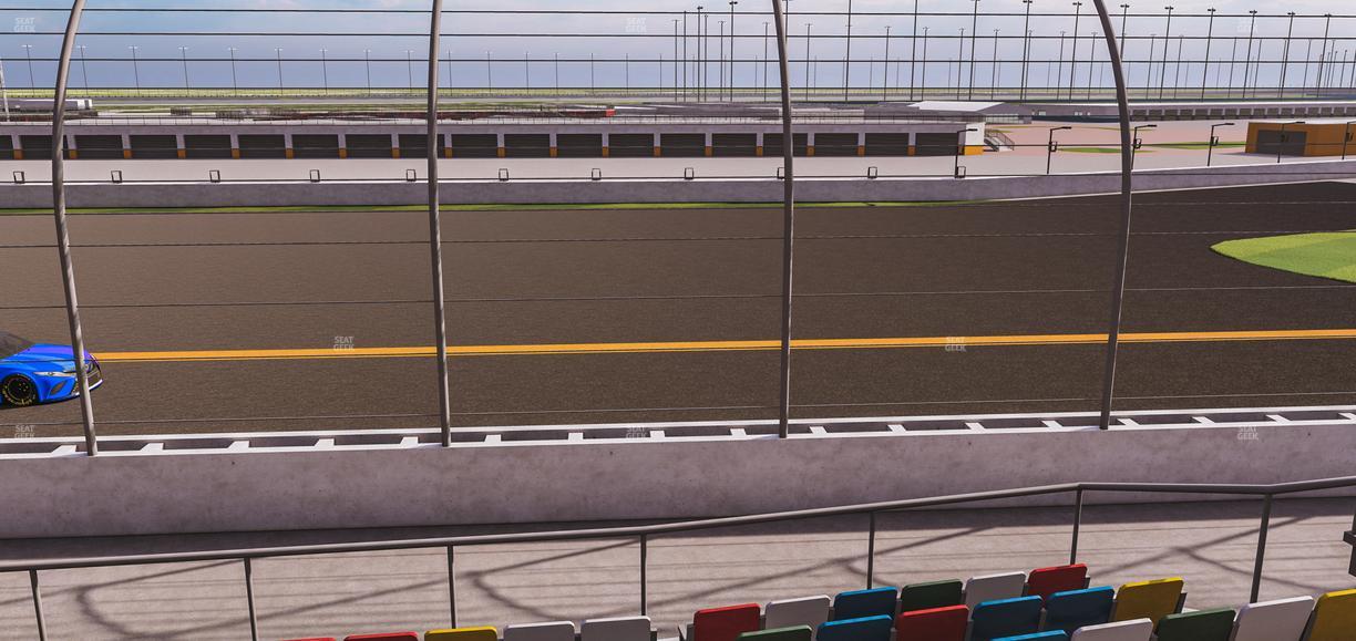 Daytona International Speedway - Section Front 130 Seat View