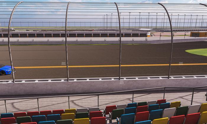 Daytona International Speedway - Section Front 130 Seat View