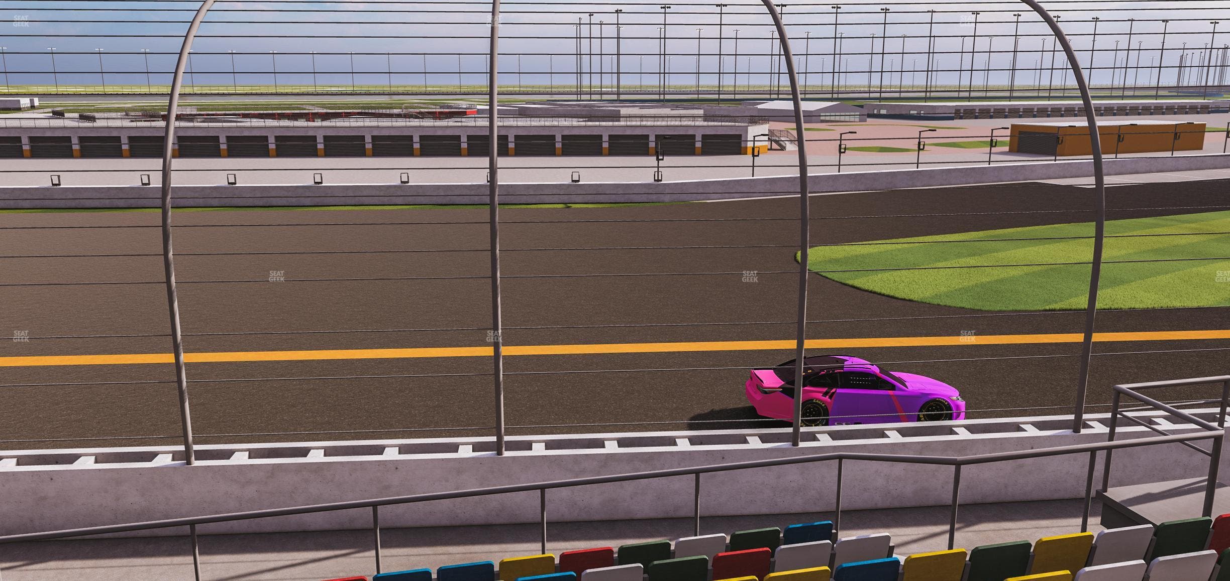 Daytona International Speedway - Section Front 131 Seat View
