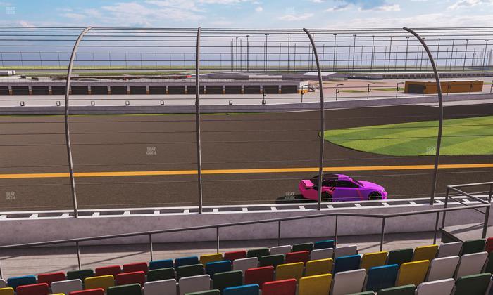 Daytona International Speedway - Section Front 131 Seat View