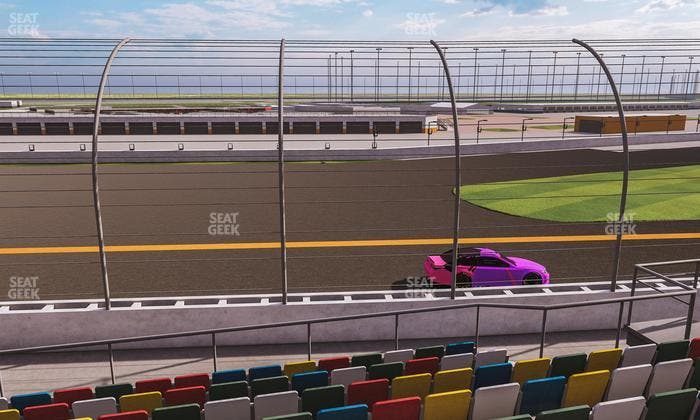 Daytona International Speedway - Section Front 131 Seat View