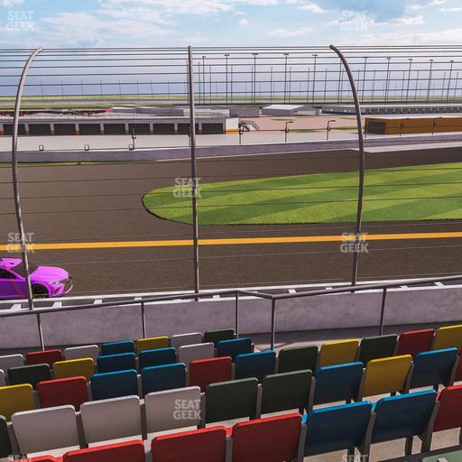 Daytona International Speedway - Section Front 132 Seat View