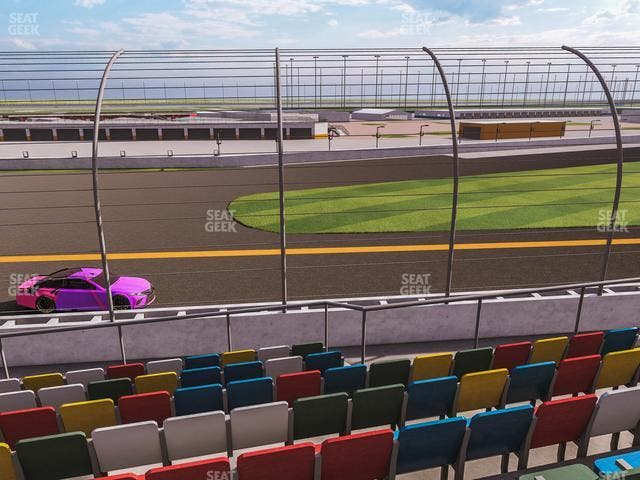 Daytona International Speedway - Section Front 132 Seat View