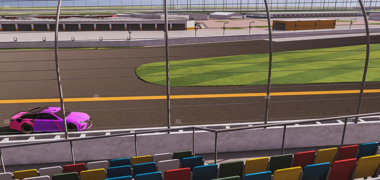 Daytona International Speedway - Section Front 132 Seat View
