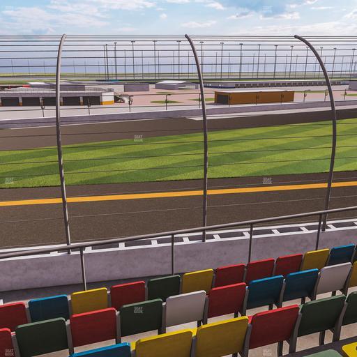 Daytona International Speedway - Section Front 133 Seat View