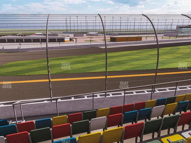 Daytona International Speedway - Section Front 133 Seat View