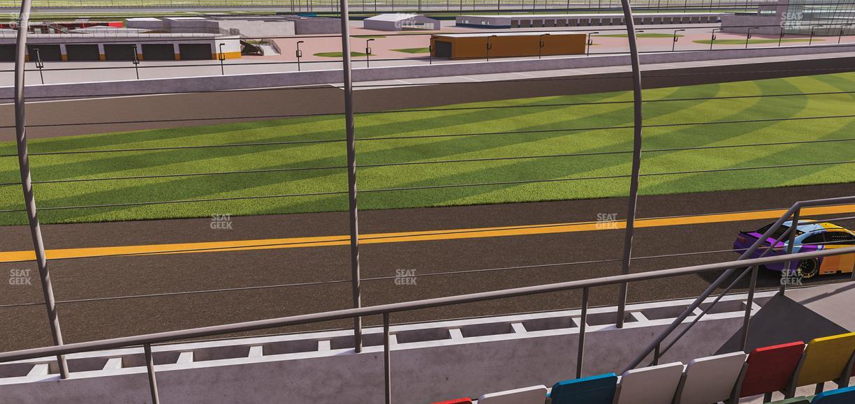 Daytona International Speedway - Section Front 134 Seat View