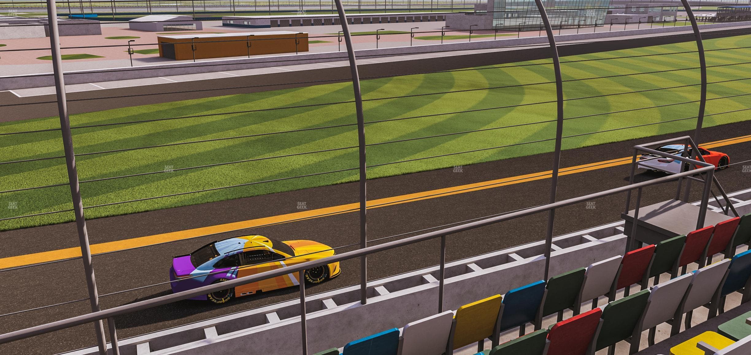 Daytona International Speedway - Section Front 135 Seat View