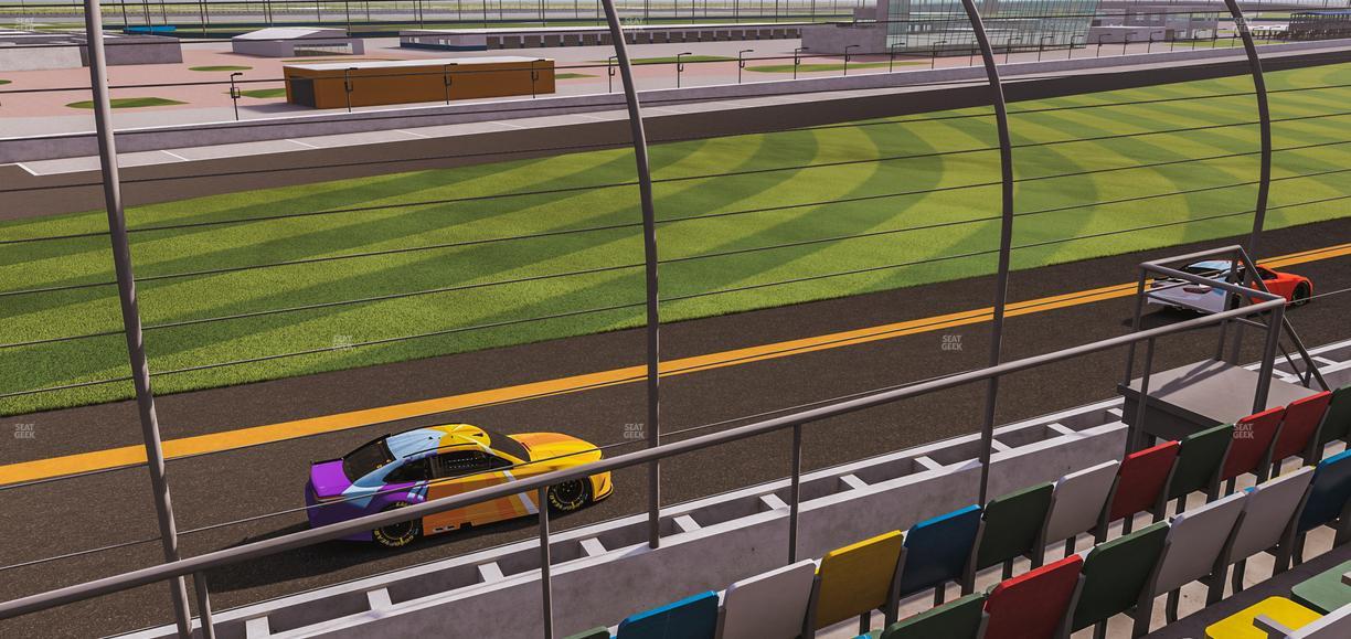 Daytona International Speedway - Section Front 135 Seat View