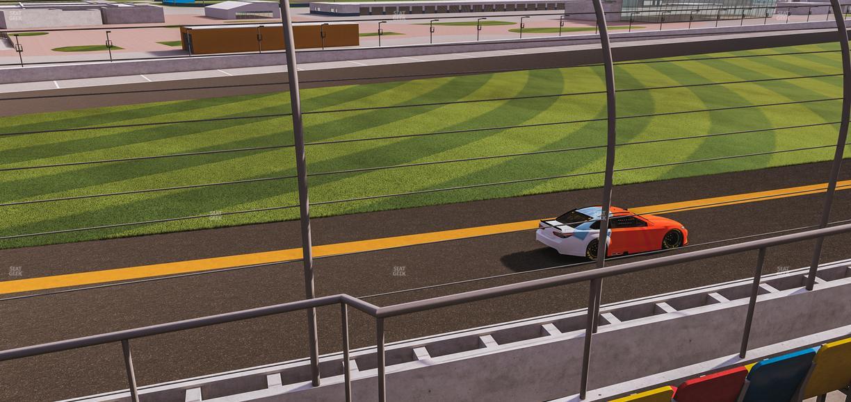 Daytona International Speedway - Section Front 136 Seat View