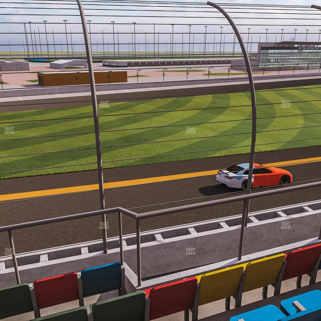 Daytona International Speedway - Section Front 136 Seat View