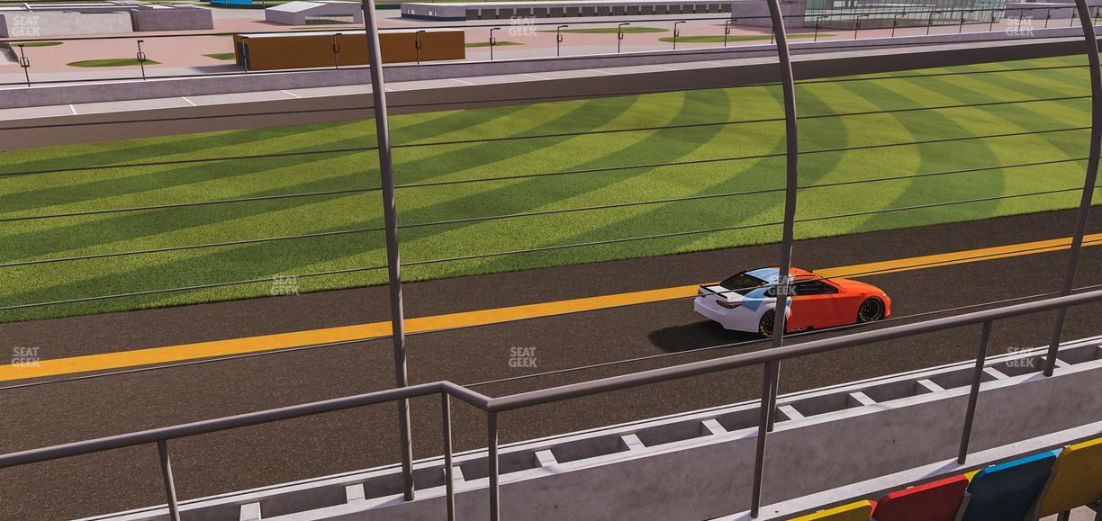 Daytona International Speedway - Section Front 136 Seat View