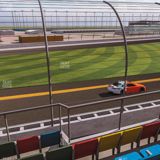Daytona International Speedway - Section Front 136 Seat View
