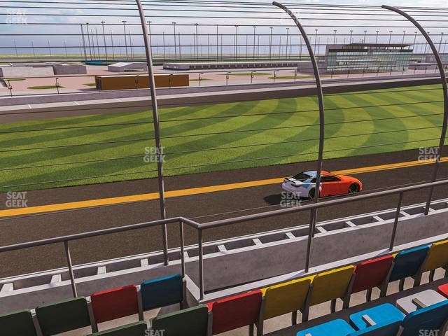 Daytona International Speedway - Section Front 136 Seat View