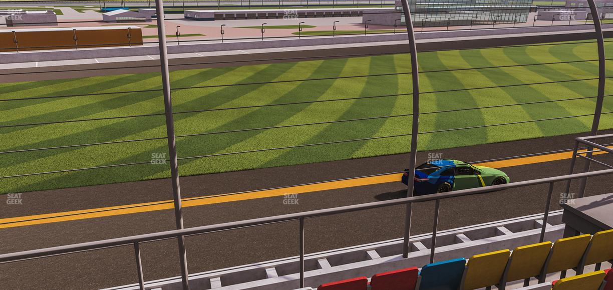 Daytona International Speedway - Section Front 138 Seat View