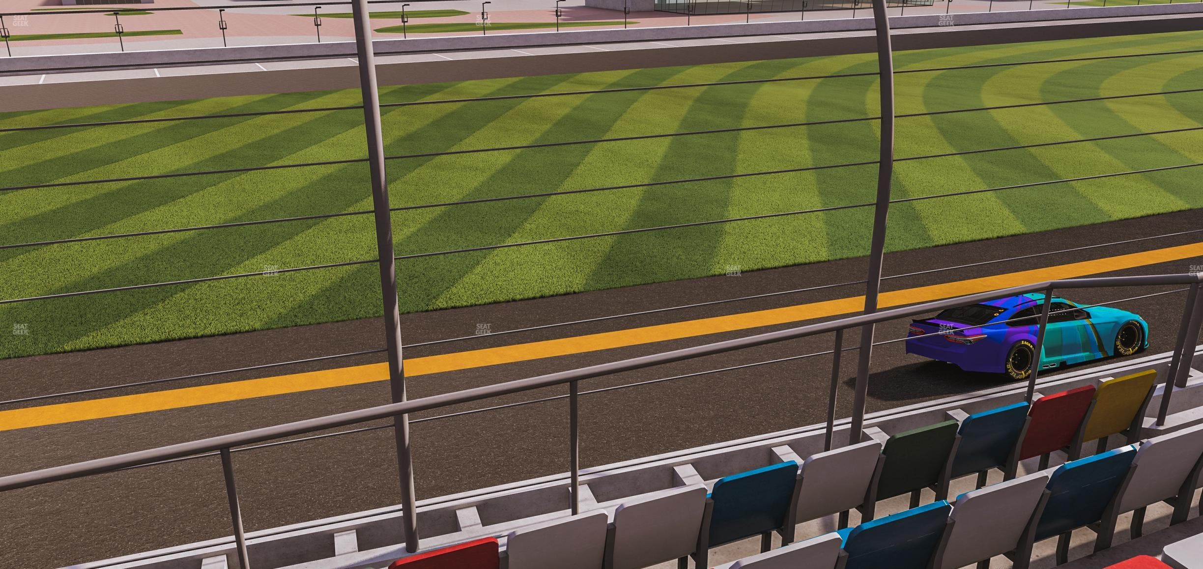 Daytona International Speedway - Section Front 140 Seat View