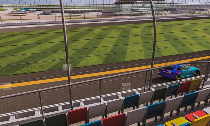 Daytona International Speedway - Section Front 140 Seat View