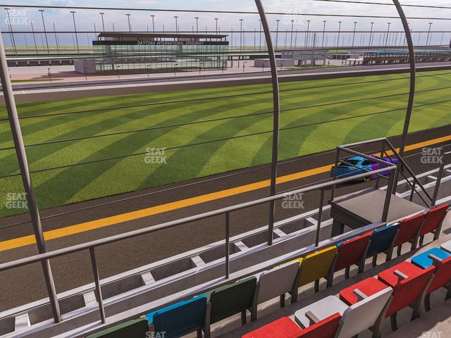 Daytona International Speedway - Section Front 143 Seat View
