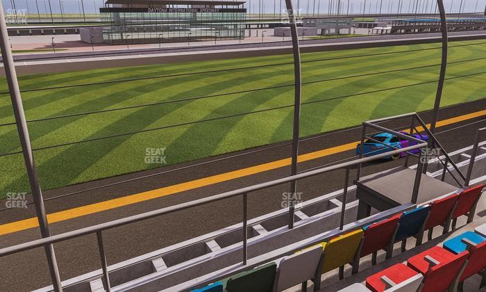 Daytona International Speedway - Section Front 143 Seat View
