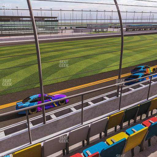 Daytona International Speedway - Section Front 144 Seat View