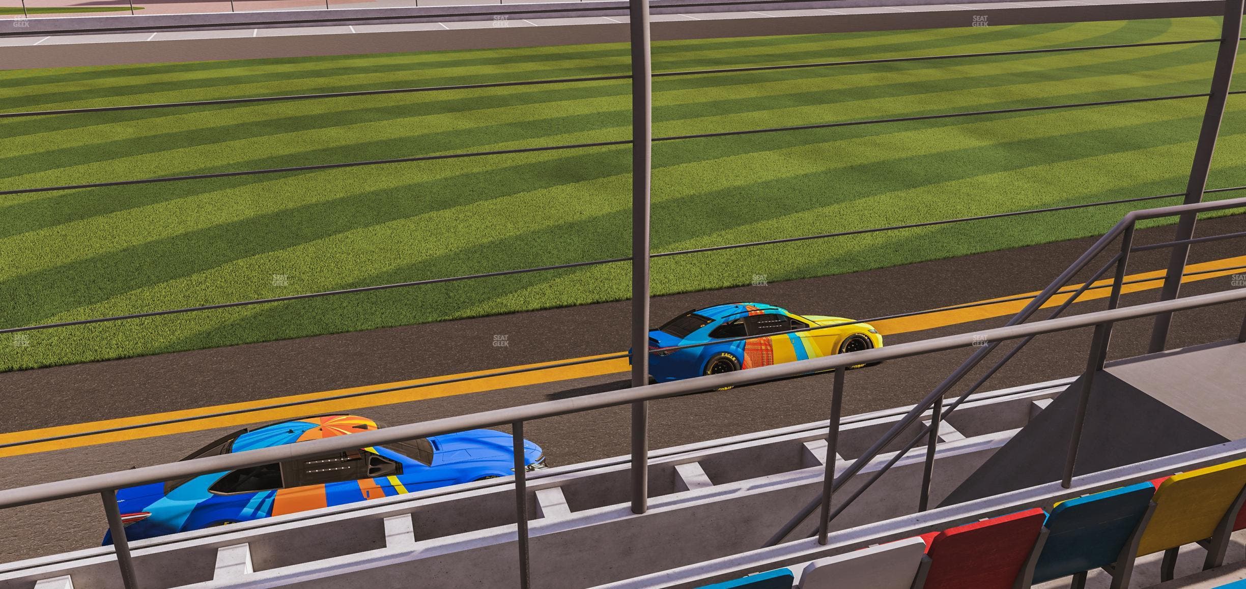 Daytona International Speedway - Section Front 145 Seat View