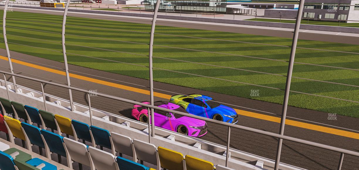 Daytona International Speedway - Section Front 153 Seat View