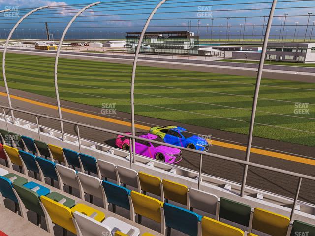Daytona International Speedway - Section Front 153 Seat View