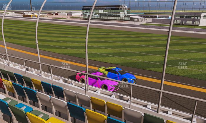 Daytona International Speedway - Section Front 153 Seat View