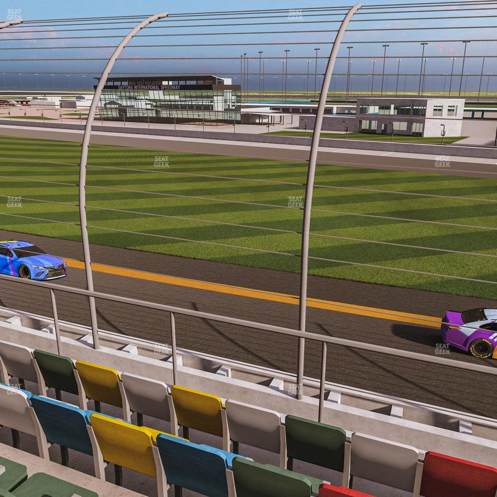 Daytona International Speedway - Section Front 154 Seat View