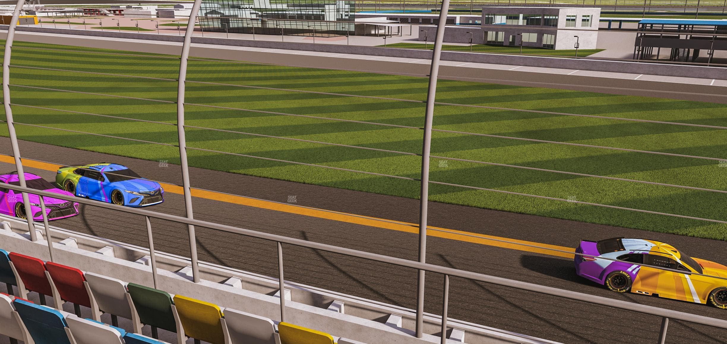 Daytona International Speedway - Section Front 154 Seat View