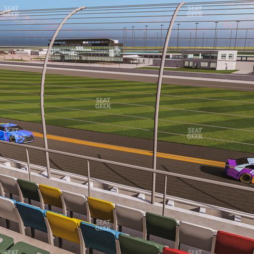 Daytona International Speedway - Section Front 154 Seat View